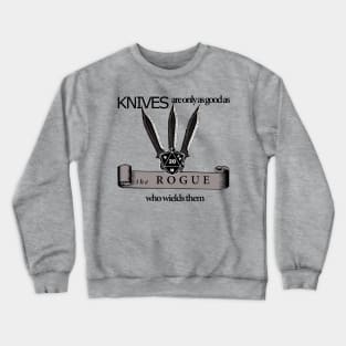 Rogue Knives Dungeons & Dragons RPG d20 Crewneck Sweatshirt